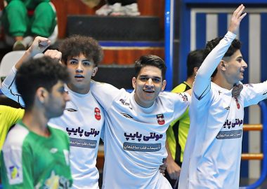 بازیکنان تیم فوتسال گیتی&zwnj;پسند