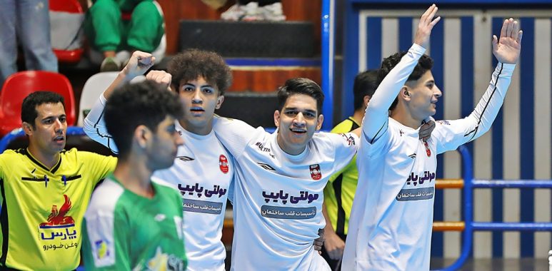 بازیکنان تیم فوتسال گیتی&zwnj;پسند