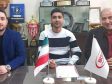 جلسه عقد قرارداد مهدی کریمی
