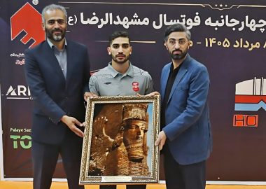 مسعود یوسف بازیکن برتر تورنمنت مشهد 1405